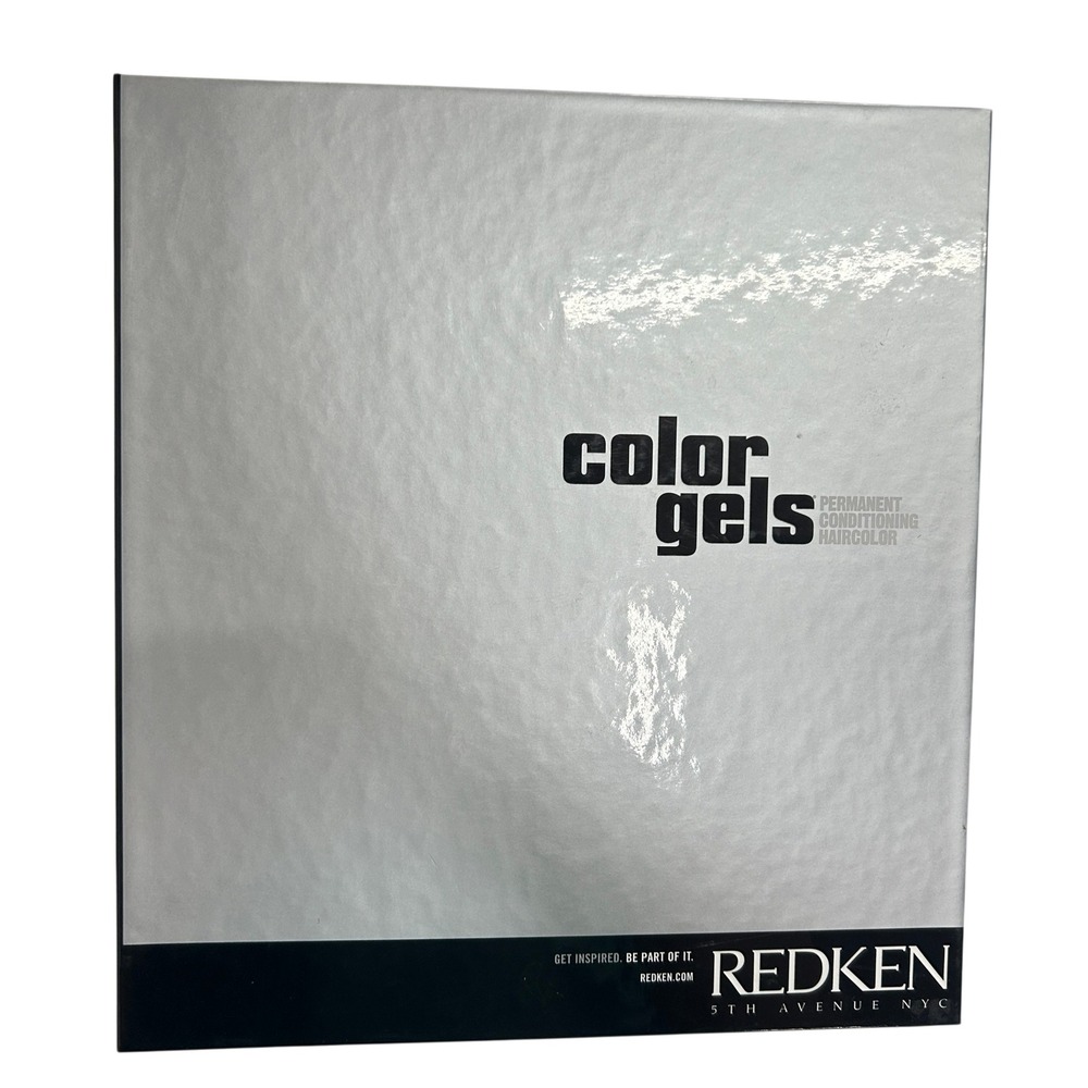 Redken Color Gels Permanent Haircolor Swatch Book Binder Salon Professional